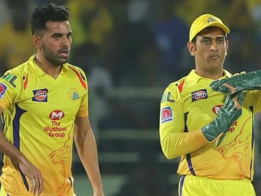 His words were the reason why the Chennai Super Kings team did not leave me;  Deepak Sahar Flexibility !!  3