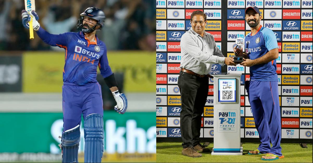 எல்லாத்துக்கும் இவர் தான் காரணம்… ஆட்டநாயகன் விருது வென்ற தினேஷ் கார்த்திக் ஓபன் டாக் !!