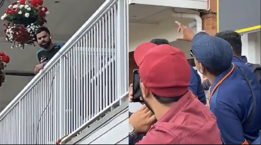 வீடியோ; இது எல்லாம் எங்ககிட்ட வேணாம்… வம்புக்கு இழுத்த ரசிகர்கள்; சரியான பதிலடி கொடுத்த விராட் கோலி !!