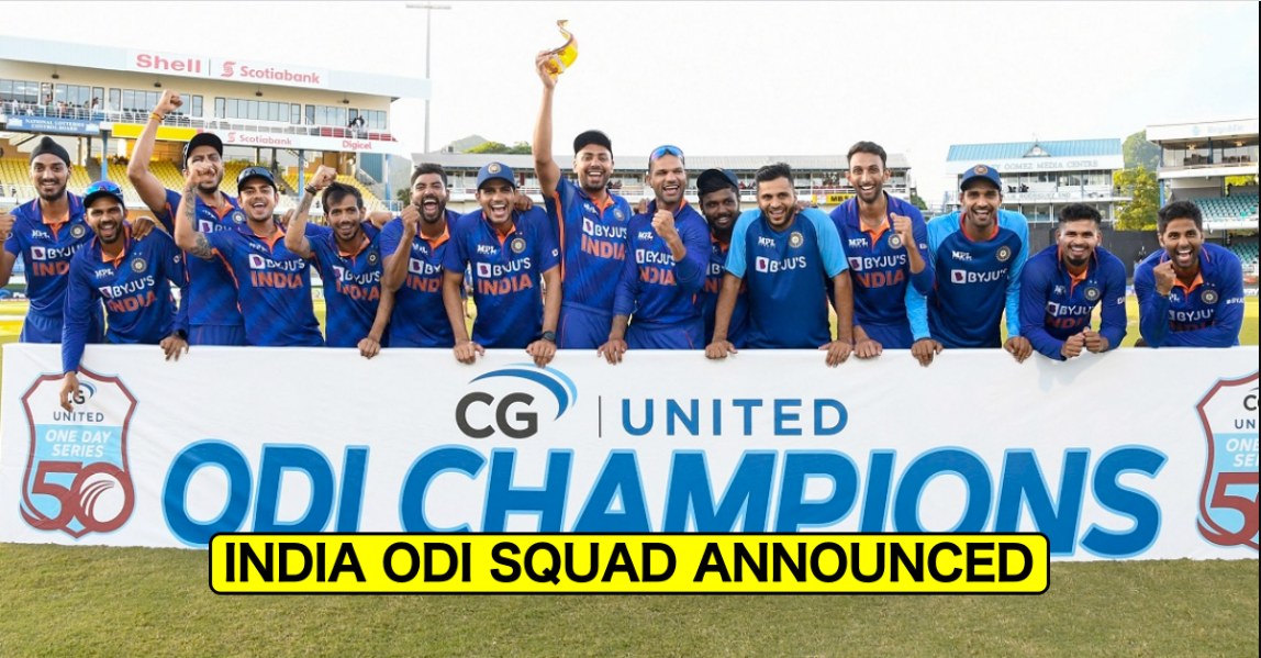 சீனியர் வீரர்கள் அனைவருக்கும் ஓய்வு… ஷிகர் தவான் கேப்டன்; அடுத்த தொடருக்கான இந்திய அணி அறிவிப்பு !!