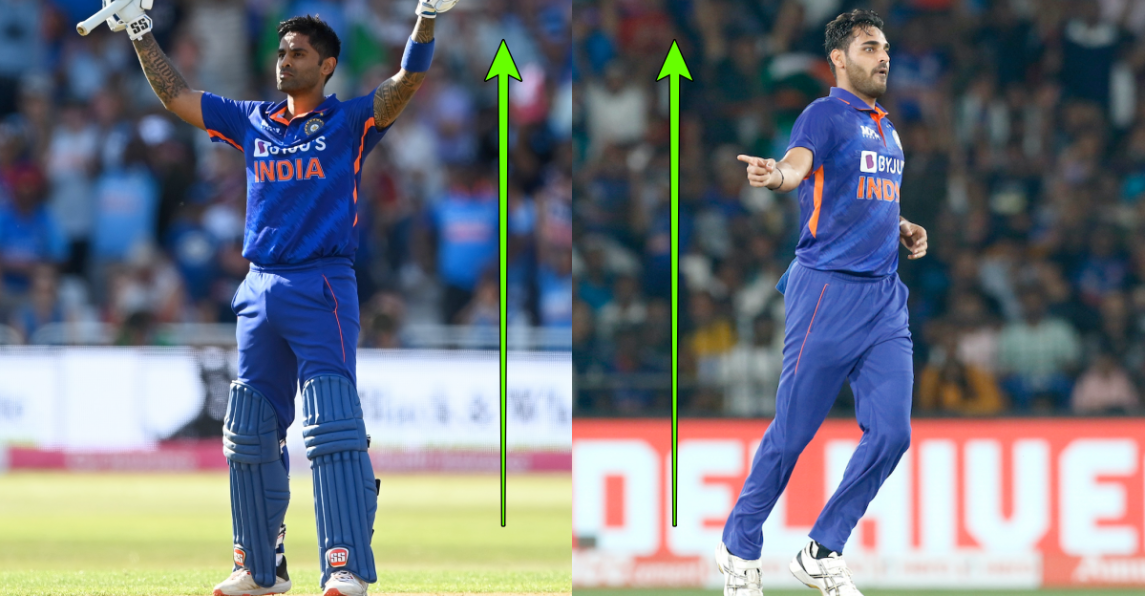 அசுரவேக முன்னேற்றம்… ஐந்தாவது இடத்தை பிடித்த சூர்யகுமார் யாதவ்; டி.20 போட்டிகளுக்கான தரவரிசை பட்டியல் வெளியீடு !!