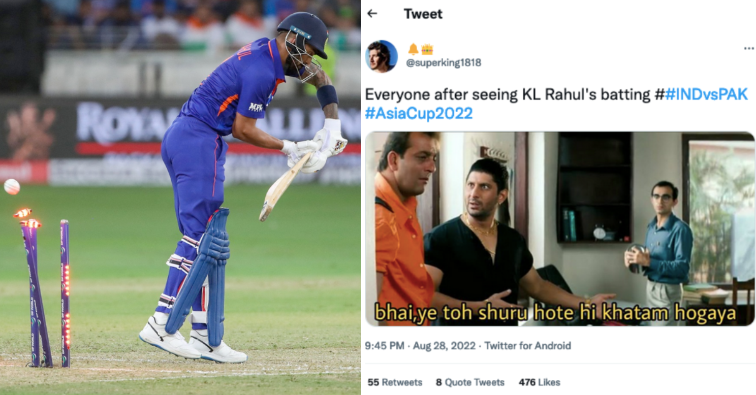 இதுக்கு தான் இவ்வளவு பேசுனீங்களா தம்பி…? டக் அவுட்டான கே.எல் ராகுலை கிண்டலடிக்கும் ரசிகர்கள் !!