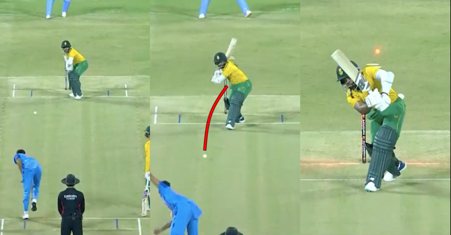 வீடியோ; மிரட்டல் பந்துவீச்சு… தென் ஆப்ரிக்கா கேப்டனின் விக்கெட்டை தரமாக தட்டி தூக்கிய தீபக் சாஹர் !!