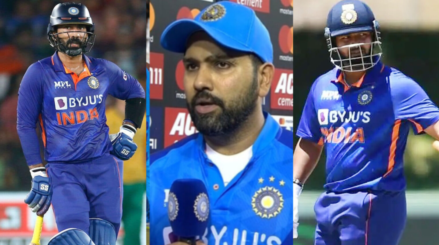 கடைசி ஓவரில் ரிஷப் பண்ட்டை தான் களமிறக்க நினைத்தேன்.., ஆனால்…? தினேஷ் கார்த்திக்கை களமிறக்கியதற்கான காரணத்தை வெளியிட்ட ரோஹித் சர்மா !!