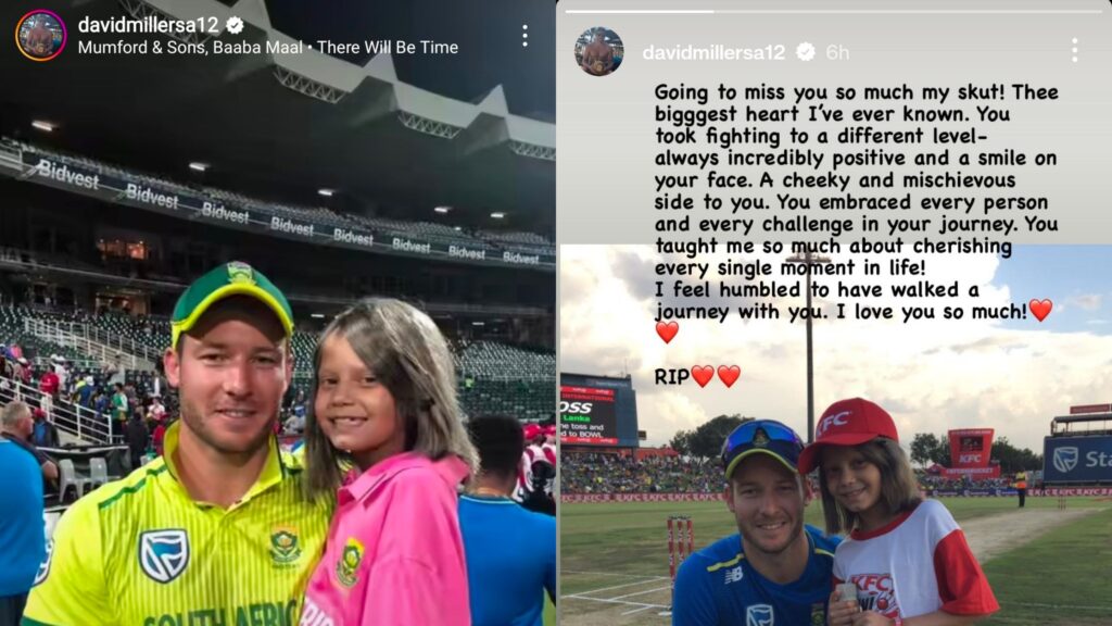 அதிர்ச்சி: 2வது ஒருநாள் போட்டிக்கு முன்பு, டேவிட் மில்லருக்கு நடந்த விபரீதம்! “சோகத்தில் ஆழ்ந்துள்ள குடும்ப உறுப்பினர்கள்”!