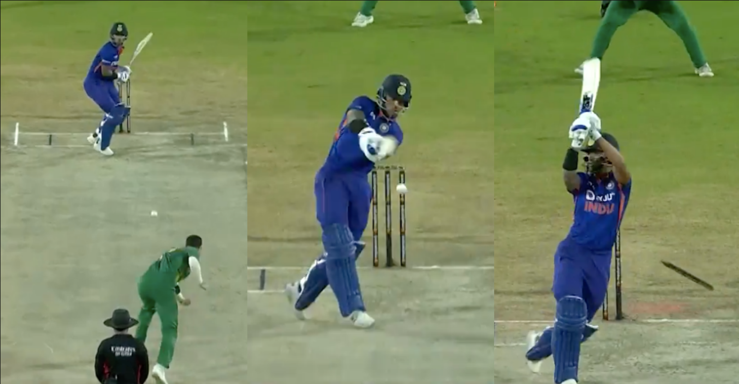 வீடியோ; மீண்டும் ஏமாற்றம்… வெறும் 3 ரன் மட்டும் எடுத்துவிட்டு மிக மோசமாக விக்கெட்டை பறிகொடுத்த ஷிகர் தவான் !!