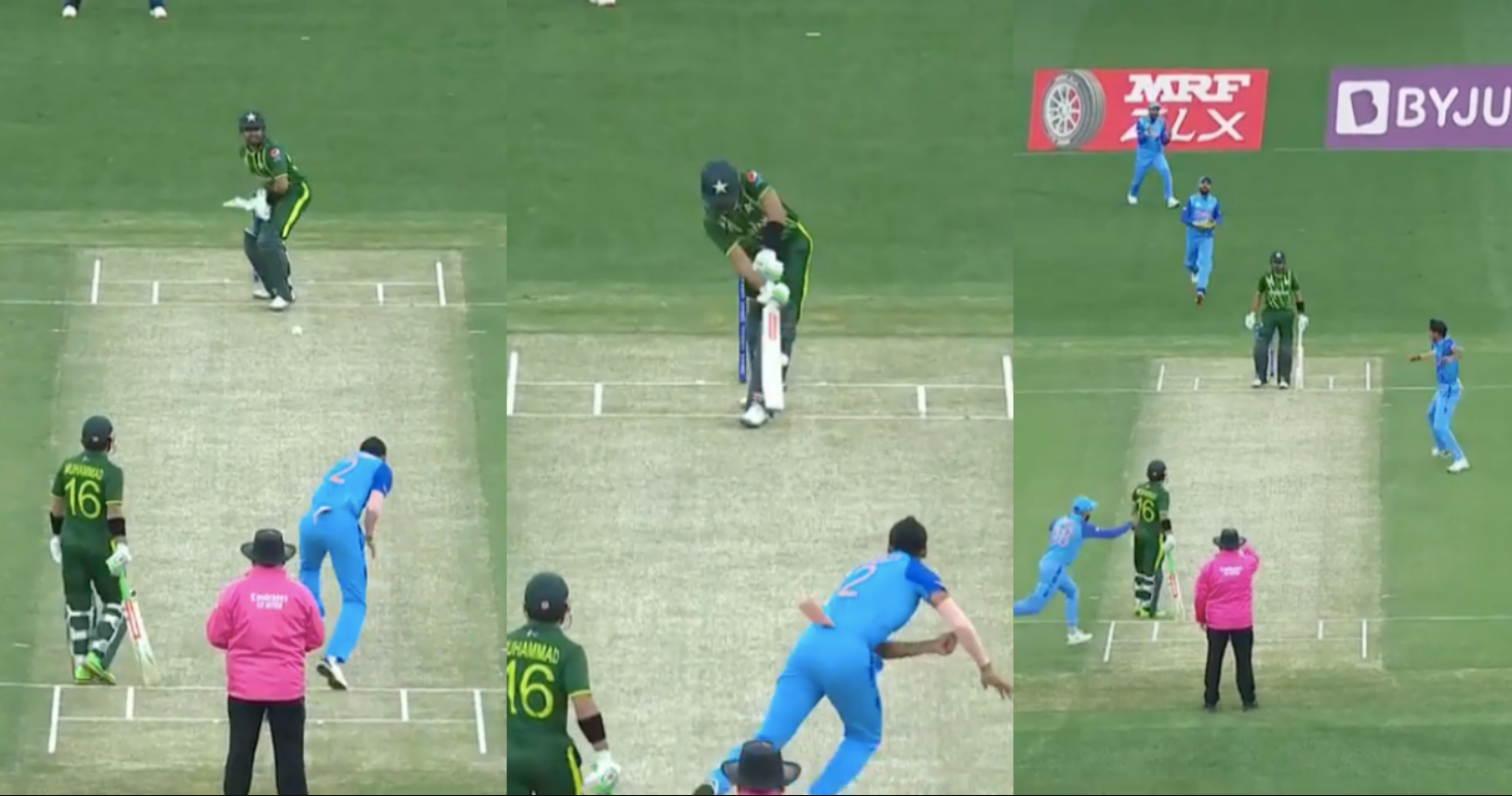 வீடியோ; முதல் பந்திலேயே மிக முக்கிய விக்கெட்டை காலி செய்த அர்ஸ்தீப் சிங்; திணறும் பாகிஸ்தான் !!