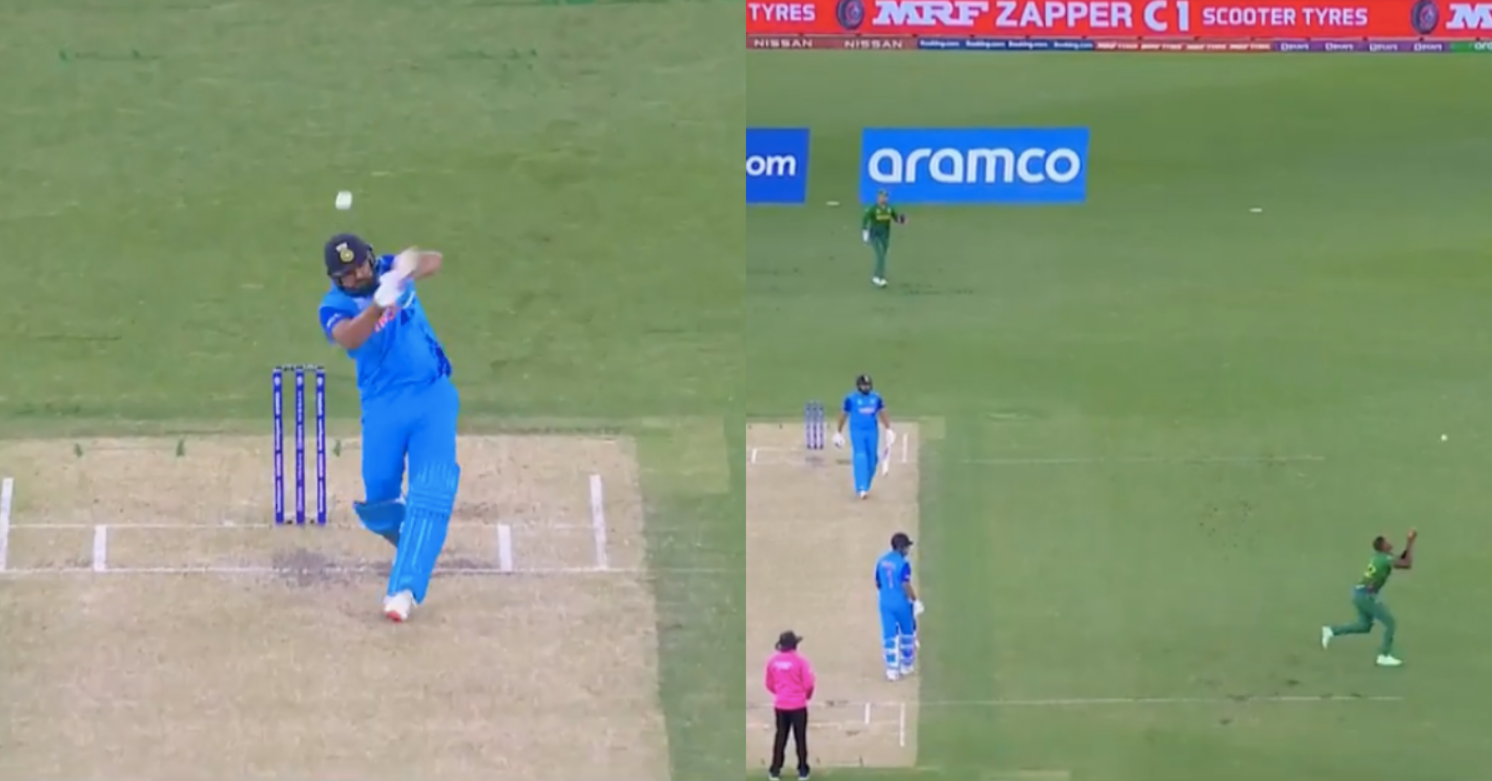 வீடியோ; பக்கா பிளான்… ஹிட்மேன் ரோஹித் சர்மாவின் விக்கெட்டை ஈசியாக கைப்பற்றிய நிகிடி !!