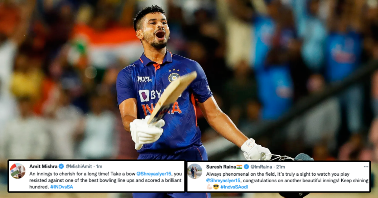 குறையே சொல்ல முடியாத சிறப்பான பேட்டிங்… சதம் அடித்து அசத்திய ஸ்ரேயஸ் ஐயர்; குவியும் வாழ்த்துக்கள் !!