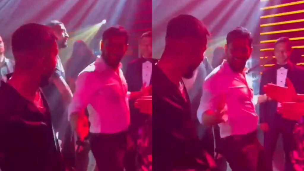 வீடியோ: “மனுஷன் என்னாமா ஆடுறாரு.. ரசிகர்கள் ஷாக்” பார்ட்டியில் தோனி ஆடிய குத்தாட்டம்!