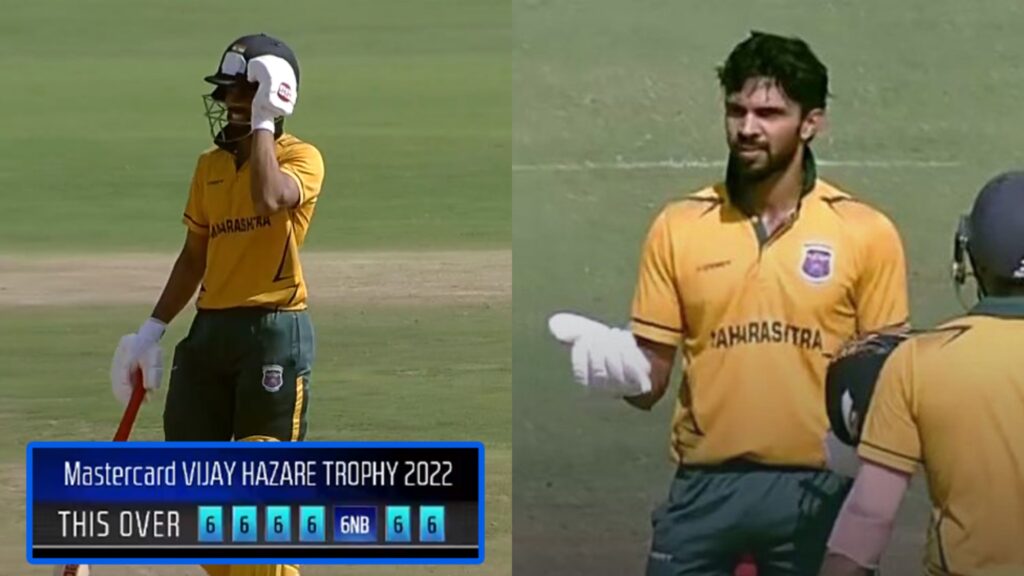 வீடியோ: 6, 6, 6, 6, 6Nb, 6.. ஒரே ஓவரில் 7 சிக்ஸ்; ருத்துராஜ் மிரட்டலடி!