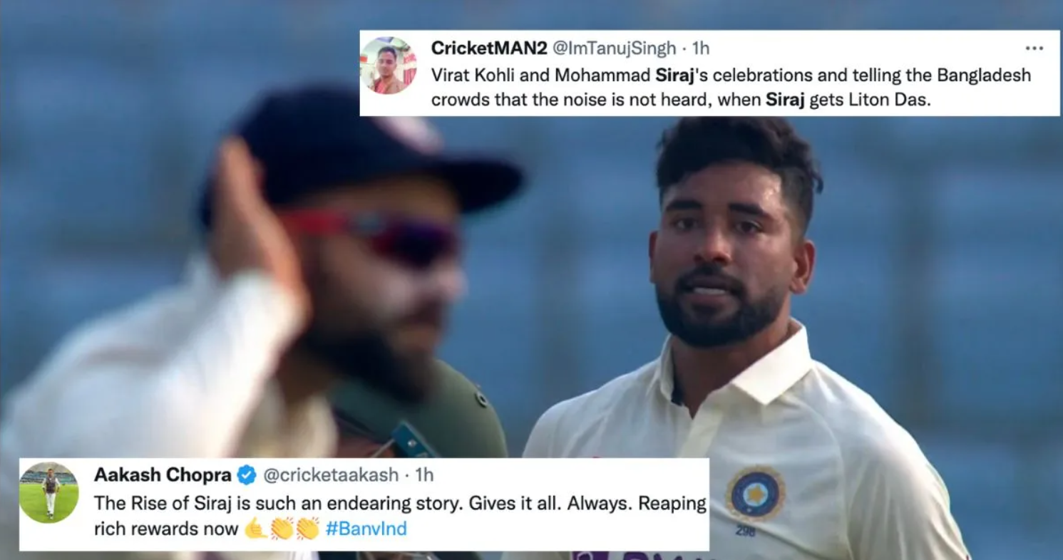 ஒரு நாயகன் உதயமாகிறான்… பந்துவீச்சில் மிரட்டும் முகமது சிராஜ்; புகழ்ந்து தள்ளும் கிரிக்கெட் ரசிகர்கள் !!