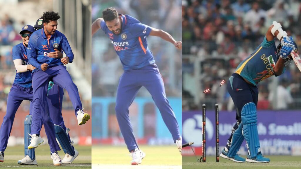 தரமான கம்பேக் கொடுத்த குல்தீப், மிரட்டிய சிராஜ், உம்ரான் .. 215 ரன்களுக்கு சுருண்டது இலங்கை!