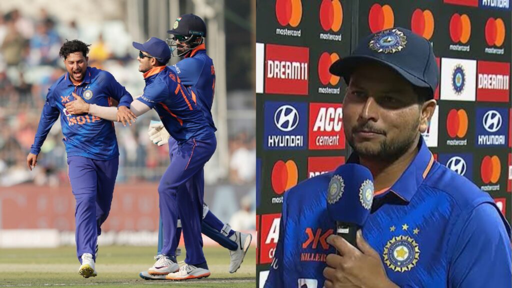 இதனால தான் நான் நல்ல பர்ஃபார்ம் பண்ணாலும், அடுத்த மேட்ச் பிளேயிங் லெவன்ல எடுப்பதில்லை – ஆட்டநாயகன் விருது பெற்றவுடன் பேசிய குல்தீப் யாதவ்!