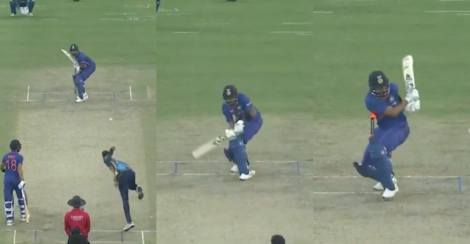 வீடியோ; பொறுப்பான ஆட்டத்தை வெளிப்படுத்திய கே.எல் ராகுல்… பக்கா பிளான் போட்டு விக்கெட்டை எடுத்த இலங்கை வீரர் !!