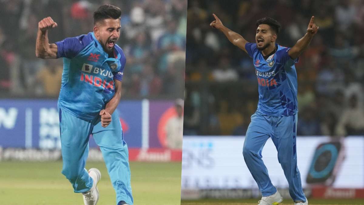 அசுரவேக பந்துவீச்சு… தனது சாதனையை தானே முறியடித்து வரலாற்றில் இடம்பிடித்த உம்ரன் மாலிக் !!