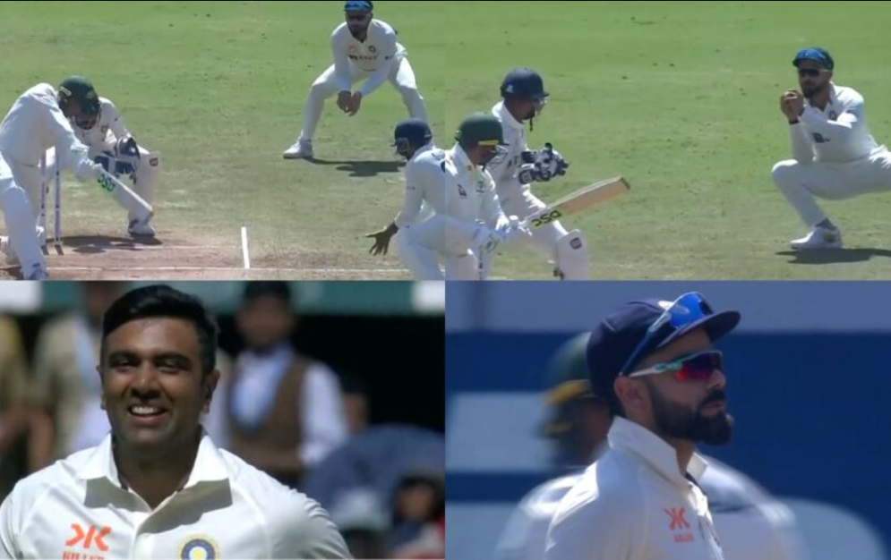 வீடியோ; ஆரம்பமே அமர்க்களம்… ஆஸ்திரேலிய அணியின் முக்கியமான விக்கெட்டை அசால்டாக கைப்பற்றிய அஸ்வின் !!