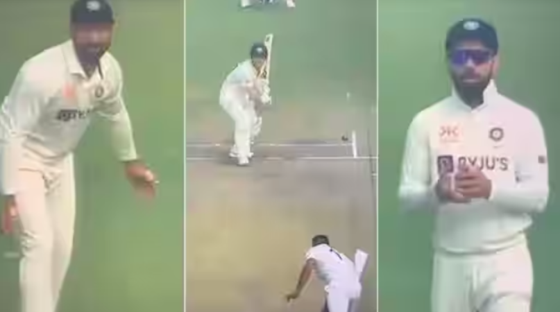 வீடியோ; என்ன இருந்தாலும் ஒரு நியாயம் வேண்டாமா..? சம்மந்தமே இல்லாத நோ-பால் வீசிய முகமது ஷமி; ஷாக்கான விராட் கோலி !!