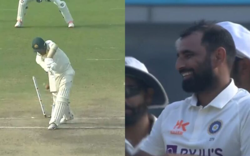 வீடியோ; துல்லியமான பந்துவீச்சு… ஸ்டெம்பை தெறிக்கவிட்ட முகமது ஷமி; மிரண்டுபோன ஆஸ்திரேலிய வீரர் !!