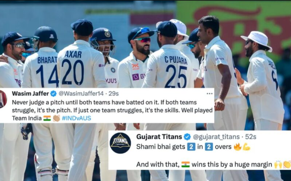 ஆஸ்திரேலிய அணிக்கு மரண அடி கொடுத்து வரலாறு படைத்த இந்திய அணி; கொண்டாடும் ரசிகர்கள் !!