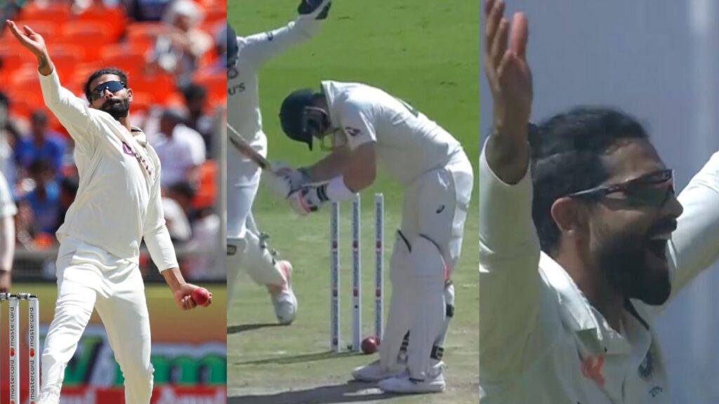 வீடியோ: ஸ்மித் நீயா நானான்னு பாக்கலாமா… சொல்லி வச்சு கில்லி மாதிரி போல்டு எடுத்த ஜடேஜா! – உச்சகட்ட கடுப்பில் நடையை கட்டிய ஸ்மித்!