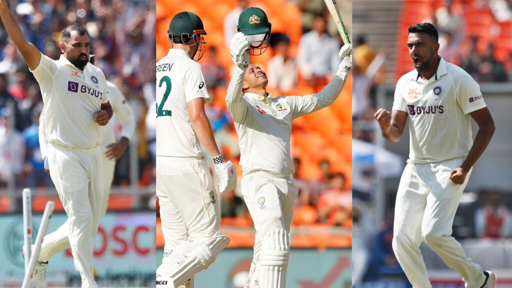 சலியூட் கவாஜா.. ஷமி, ஜடேஜா, அஸ்வின் தாக்குதலுக்கு மத்தியில்… தனி ஆளாக போராடி சதம்.. முதல்நாள் முடிவில் ஆஸி., அணி 255/4 ரன்கள்!