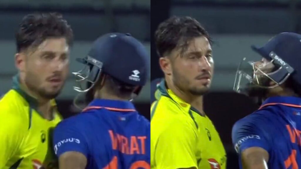 வீடியோ: வாடா ஒத்தைக்கு ஒத்தை பாத்துக்கலாம்.. சீண்டிய ஸ்டாய்னிஸ்… தனது பாணியில் பதிலடி கொடுத்த விராட் கோலி!