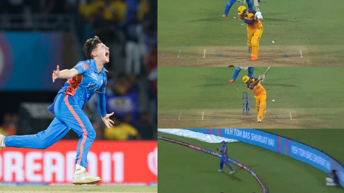 வீடியோ: கடப்பாரை அணின்னா சும்மாவா... ஹாட்ரிக் விக்கெட் எடுத்து மும்பை இந்தியன்ஸ் வீராங்கனை மிரட்டல்... ஒரே ஓவரில் மாறிய ஆட்டம்...! 1