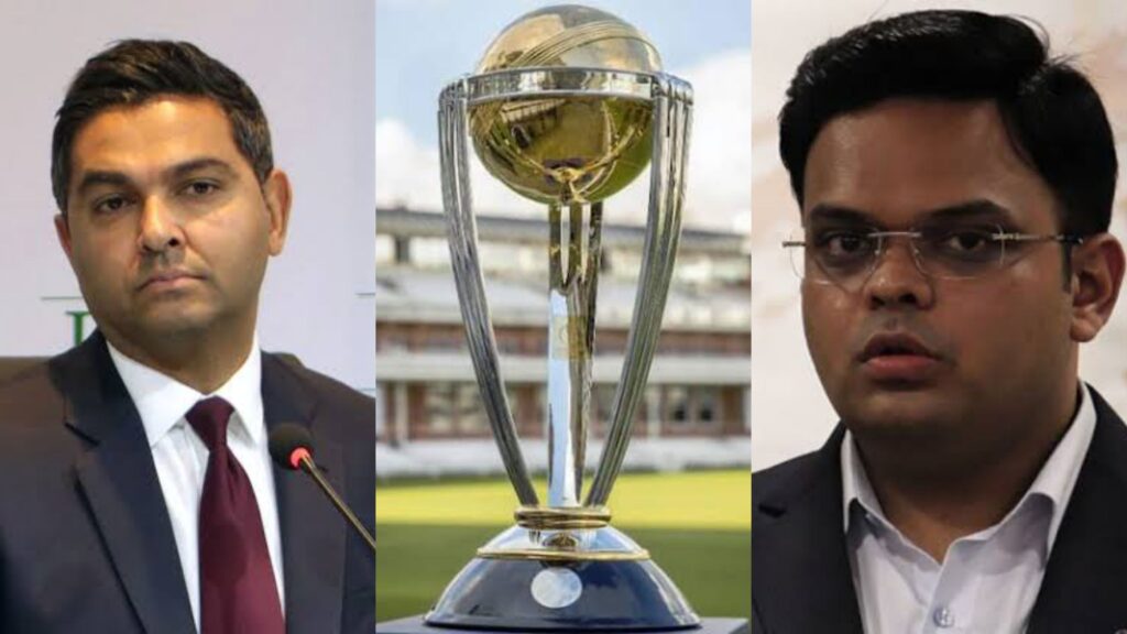 50-ஓவர் உலகக்கோப்பை நடத்தவிடாமல் ஐசிசி-ஐ ஏவிவிட்டு சிக்கல் செய்யும் பாகிஸ்தான்.. பாகிஸ்தானின் கைக்கூலியாக செயல்படாதீங்க… ஐசிசி தலைமை அதிகாரியை எச்சரித்த பிசிசிஐ!