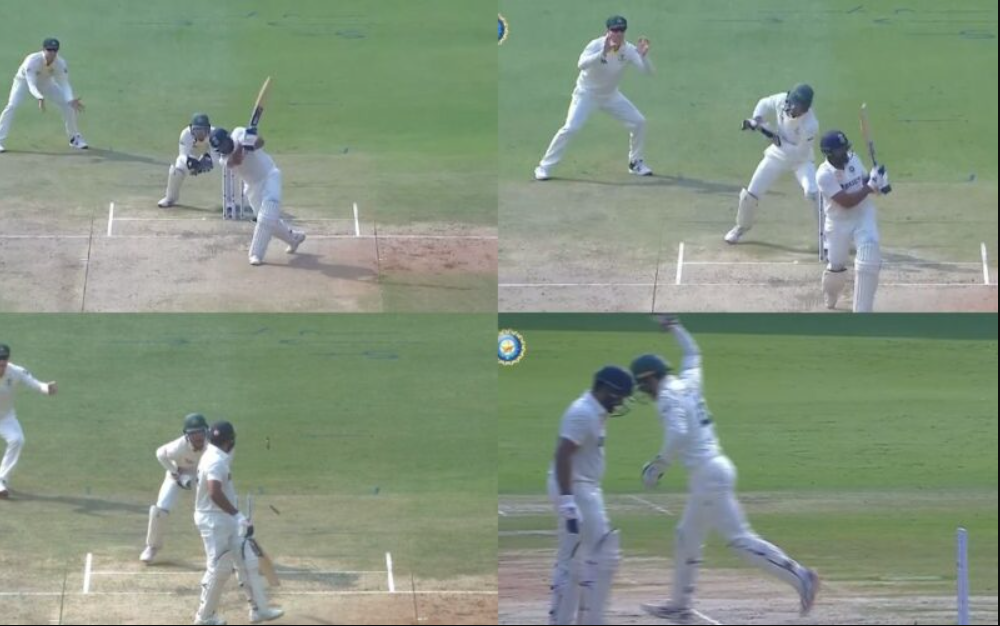 வீடியோ; ஒரு தடவ தான் சான்ஸ் கிடைக்கும்; கவனக்குறைவால் விக்கெட்டை இழந்த ஹிட்மேன் ரோஹித் சர்மா !!