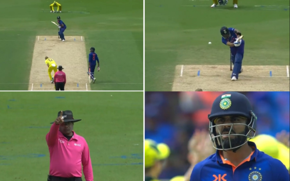 வீடியோ; பொறுப்பான பேட்டிங்கை வெளிப்படுத்திய விராட் கோலி.. பக்கா பிளான் போட்டு வெளியேற்றிய ஆஸ்திரேலிய வீரர் !!