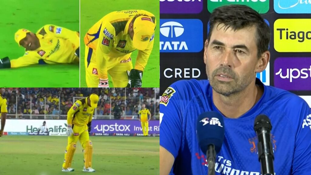 தோனிக்கு இதான் பிரச்சினை… சேப்பாக்கம்ல நடக்குற போட்டியில் தோனி பிளேயிங் லெவனில் இருப்பாரா? – சிஎஸ்கே கோச் ஸ்டீபன் பிளெம்மிங் பிரெஸ் மீட்டில் விளக்கம்!