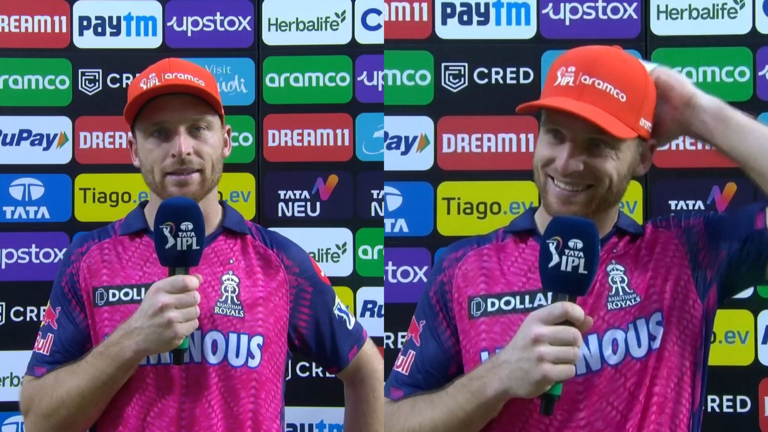 ருத்துராஜ் வைத்திருந்த ஆரஞ்சு தொப்பியை பறித்த ஜோஸ் பட்லர்.. இது செம்மை ஃபீலா இருக்கு - ஜோஸ் பட்லர் பேட்டி! 2