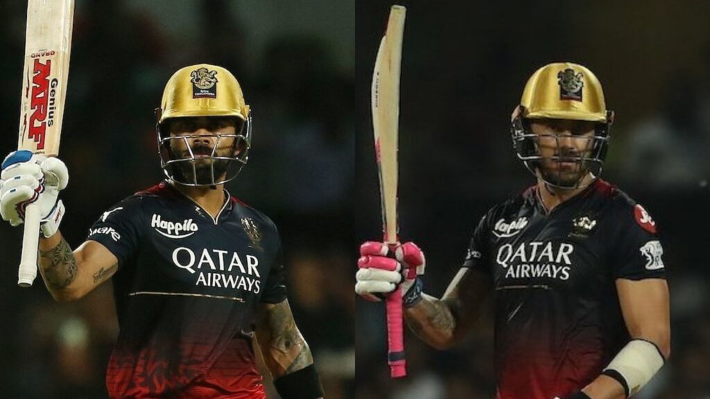 கிங் கோலி ருத்ரதாண்டவம்..பின்னிபெடலெடுத்த டு பிளசிஸ், மேக்ஸ்வெல்… காட்டடி அடித்து ஆர்சிபி 212 ரன்கள் குவிப்பு!