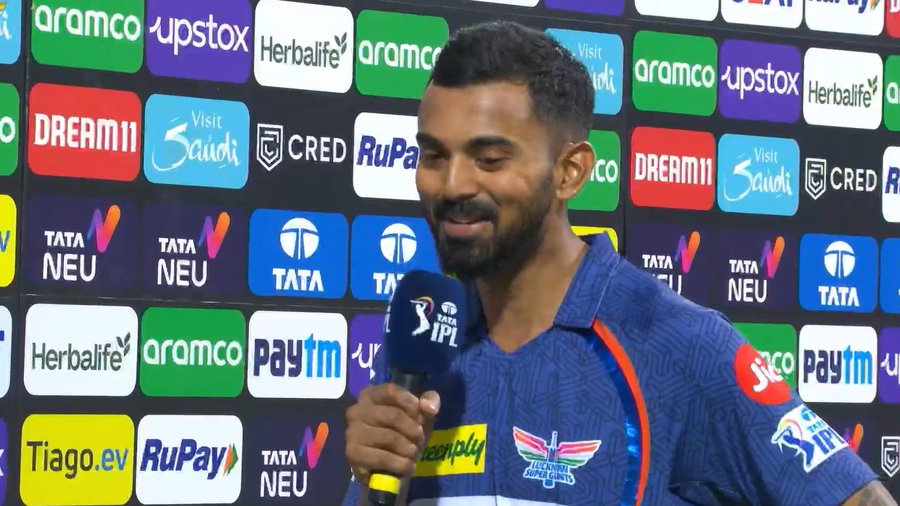 எனக்கு கொஞ்சம் நேரம் சரியில்லை… இன்னைக்கு நாங்க ஜெயிச்சு 2 பாயின்ட்ஸ் வாங்க முக்கிய காரணம் இவர் தான் – கேஎல் ராகுல் பேட்டி!