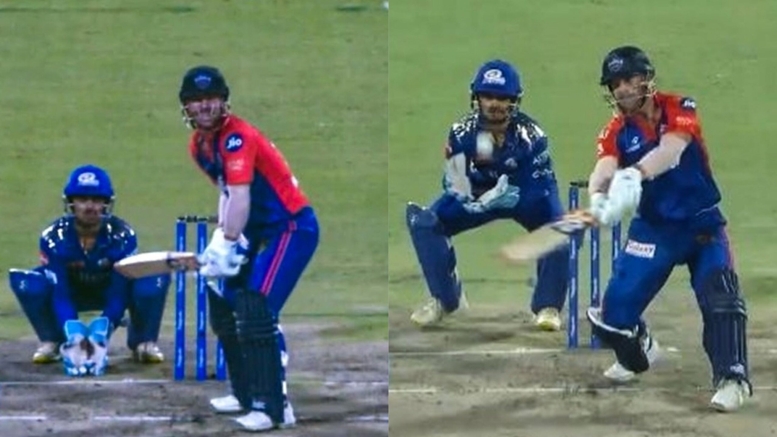 வீடியோ: பேட்டிங்ல நான் ஹெட்மாஸ்டர்டா.. ஸ்பின்னரை ஆடுவதற்கு... ரைட் ஹேண்ட் பேட்டிங் செய்த டேவிட் வார்னர்! 3