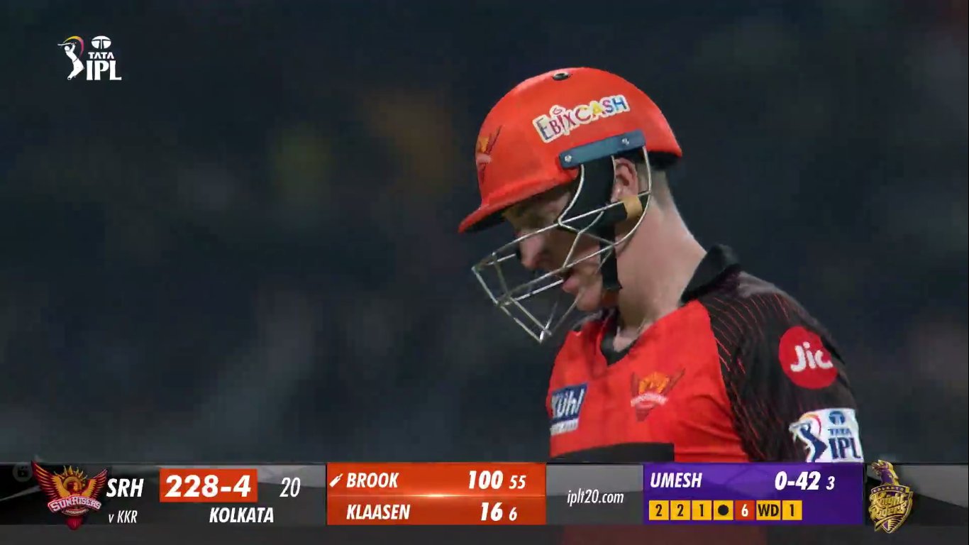 இப்போ தெரியுதா எனக்கு ஏன் 13.25 கோடி கொடுத்தாங்கன்னு...கொல்கத்தாவை பந்தாடிய ஹாரி புரூக்... இந்த சீசனின் முதல் சதம்... சன்ரைசர்ஸ் ஹைதராபாத் 228 ரன்கள் குவிப்பு! 5