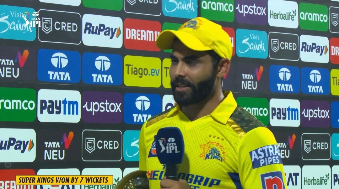 சேப்பாக்கம் வந்தாலே பவுலிங் பண்ண ஹாப்பியா இருக்கும்… இங்க என்னோட பிளான் தப்பவே தப்பாது – ஆட்டநாயகன் ஜடேஜா பேட்டி!