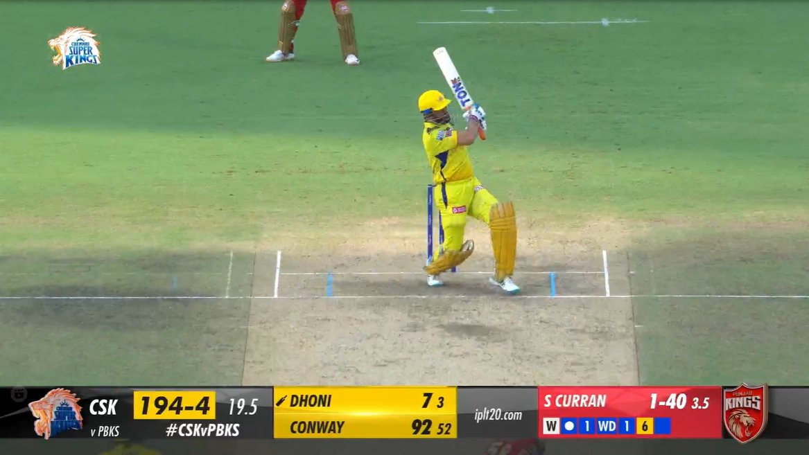 வெறித்தனமான பினிஷிங் கொடுத்த தல தோனி… பேட்டிங்கில் தெறிக்கவிட்ட கான்வெ… 200 எட்டிய சிஎஸ்கே!