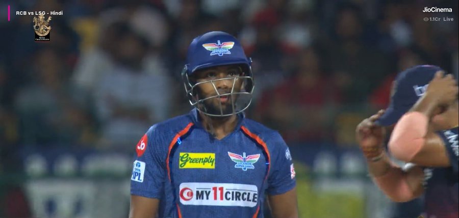 ஸ்டோய்னிஸ் அடிச்சது எல்லாம் ஒன்னுமே இல்ல… பெங்களூர் அணியை கதறவிட்ட நிக்கோலஸ் பூரண்; 15 பந்துகளில் அரைசதம் அடித்து மிரட்டல் !!