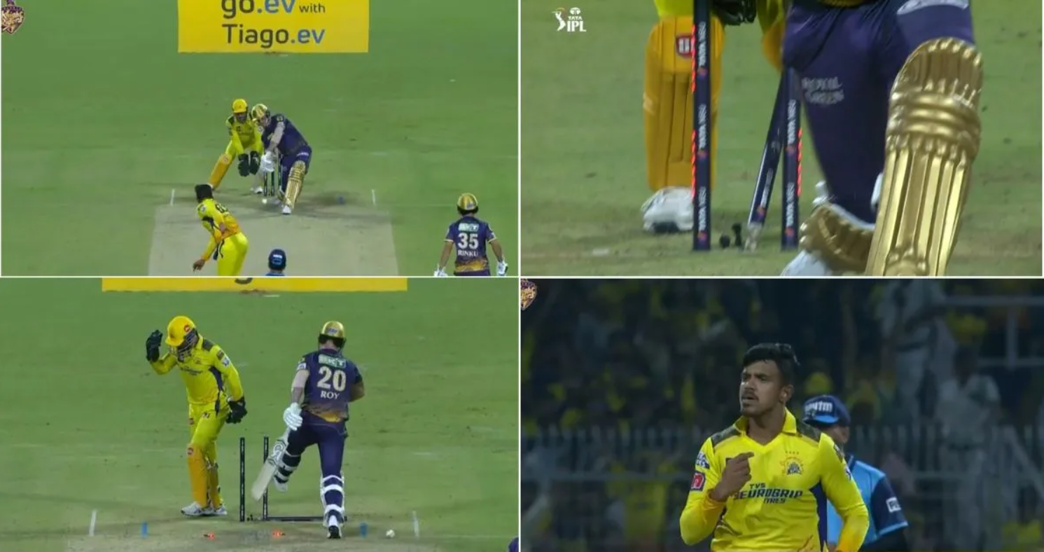 வீடியோ; சிக்ஸர்களாக பறக்கவிட்டு பயம் காட்டிய ஜேசன் ராய்… ஸ்டெம்பை தெறிக்கவிட்டு சுட்டி குழந்தை சாம் கர்ரானை நியாபகப்படுத்திய தீக்‌ஷன்னா !!