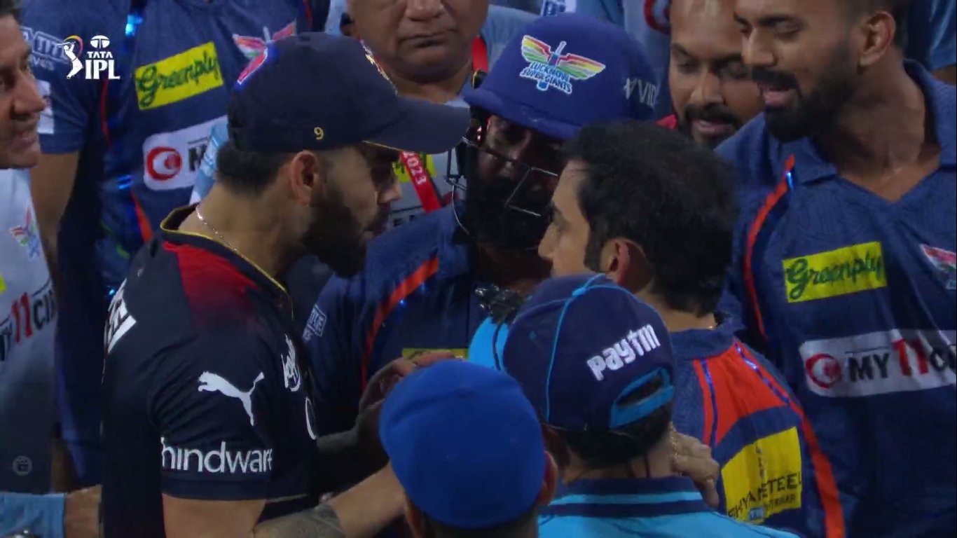 எங்க கிட்டயும் சீப்பு இருக்கு... 1 ரன்னில் விக்கெட்டை இழந்த விராட் கோலி; சரியான நேரம் பார்த்து வன்மத்தை வெளிப்படுத்திய கவுதம் கம்பீர் !! 2