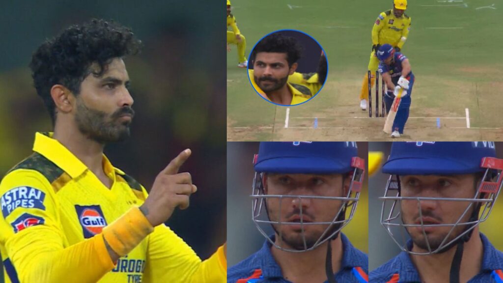 வீடியோ: இப்போ என்னடா நடந்துச்சு எனக்கு… அரண்டுபோன பேட்ஸ்மேன்… மாயாஜால சுழலில் ஸ்டம்ப்பை பறக்கவிட்ட ஜடேஜா!