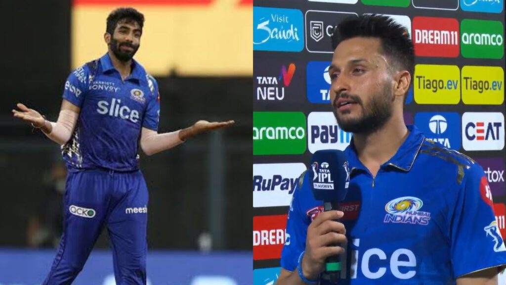 என்னையும் பும்ரா கூட வச்சு பேசாதீங்க.. இன்னும் பெஸ்ட்டா பண்ணனும்னு இருக்கேன் – 5 விக்கெட் எடுத்த ஆகாஷ் மத்வால் பேட்டி!