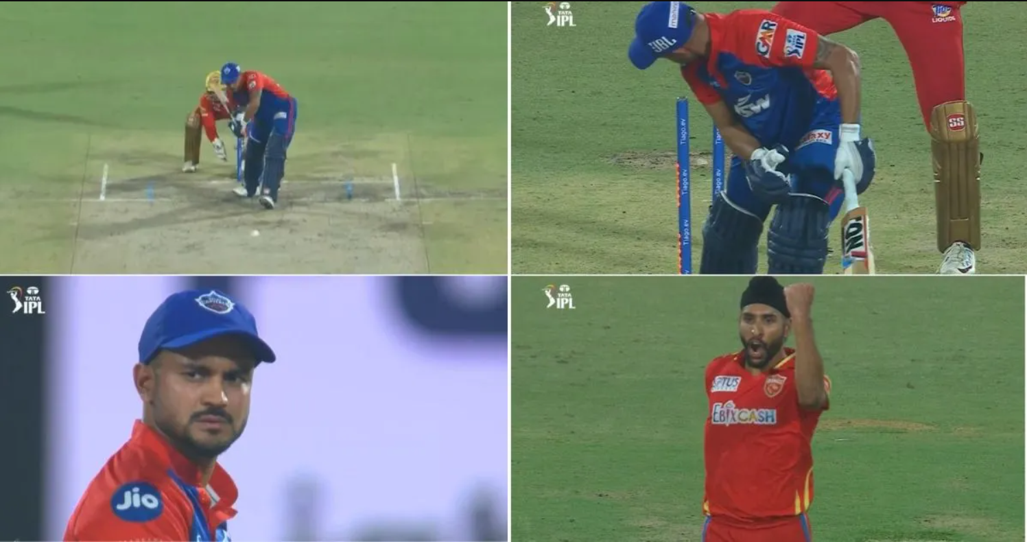 வீடியோ; பொறுமையாக விளையாட நினைத்த மணிஷ் பாண்டே; ஒரு ரன் எடுப்பதற்குள் வெளியேற்றிய பஞ்சாப் வீரர் !!