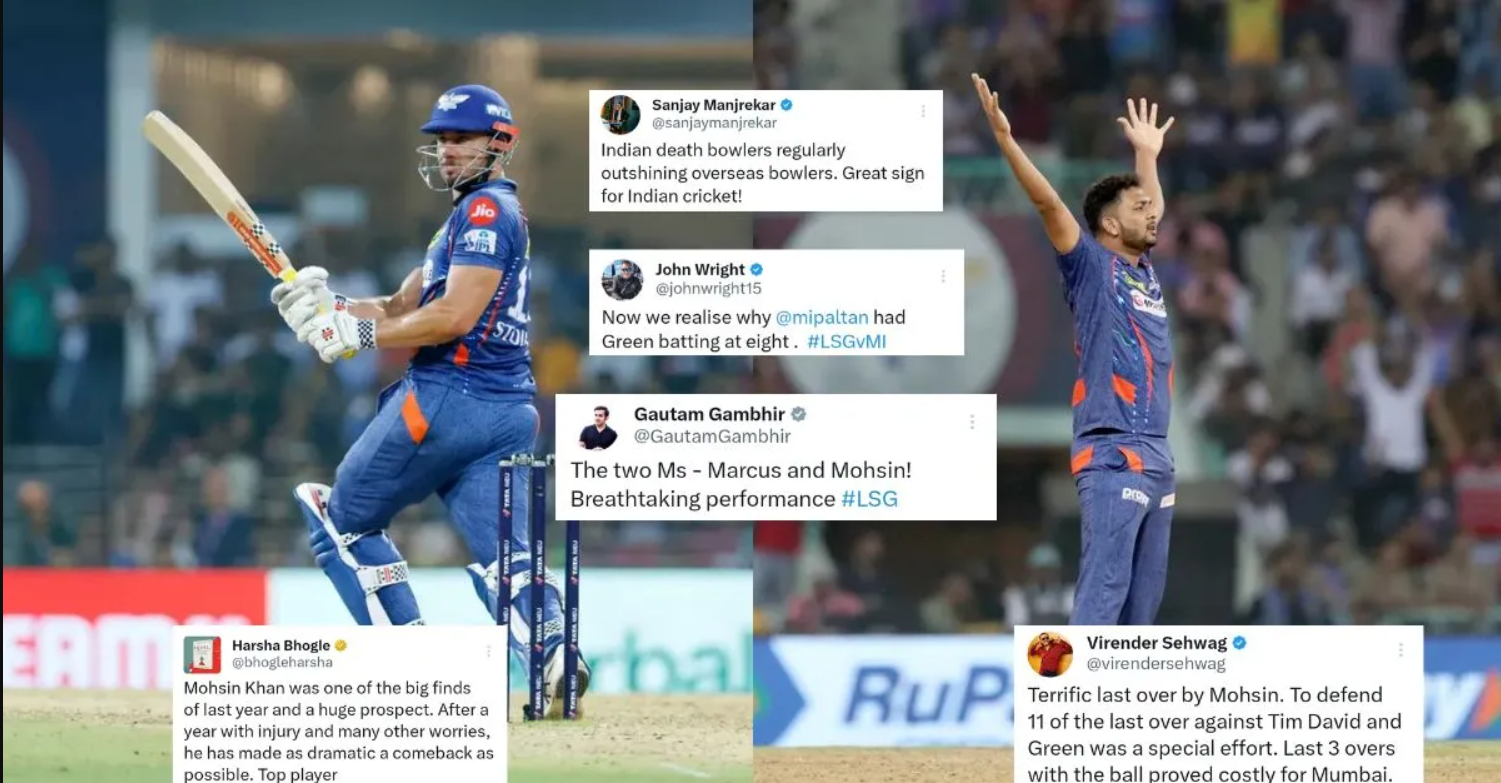 அடுத்த ஜாஹிர் கான் கிடைச்சாச்சு… பந்துவீச்சில் மும்பைக்கு பயம் காட்டிய மொஹ்சின் கான்; வாழ்த்தும் கிரிக்கெட் உலகம் !!