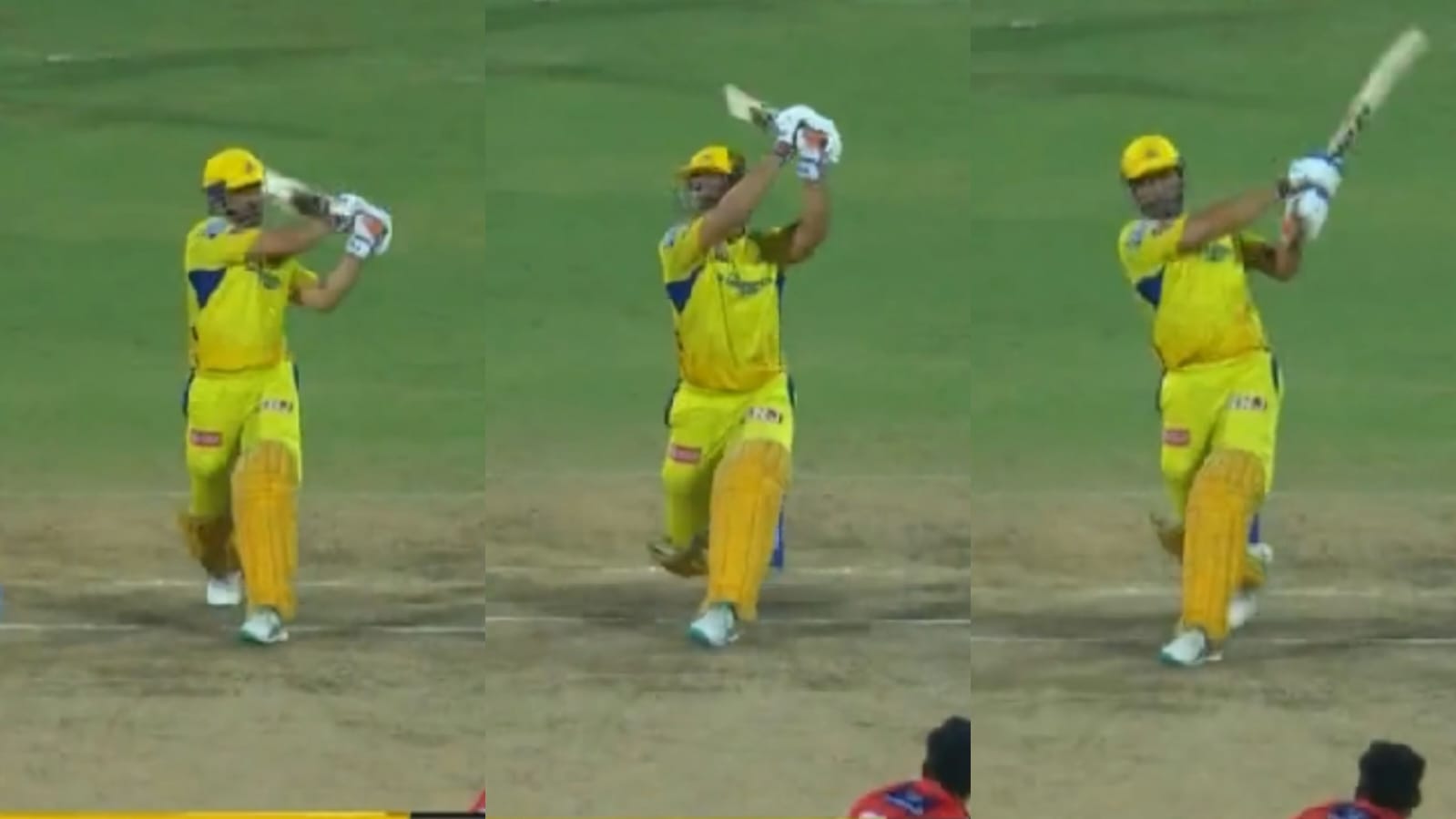 வீடியோ; இது தல தரிசனம்… காத்திருந்த ரசிகர்கள்; 2 சிக்ஸர்கள் விளாசி மாஸ் காட்டிய தல தோனி !!