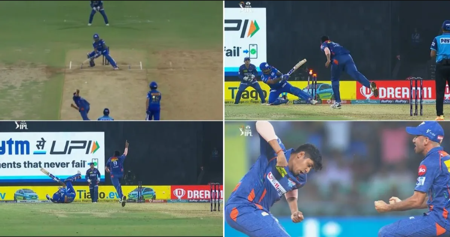 வீடியோ; இதுக்கு தான் காத்திருந்தேன்… Scoop ஷாட் அடிக்க நினைத்த சூர்யகுமார் யாதவ்; ஸ்டெம்பை தெறிக்கவிட்ட யஸ் தாகூர் !!