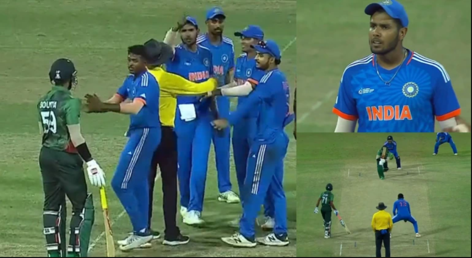 வீடியோ; வங்கதேச வீரருடன் சண்டைக்கு சென்ற ஹர்சித் ராணா… தடுத்து நிறுத்தி சமாதானப்படுத்திய சாய் சுதர்சன் !!