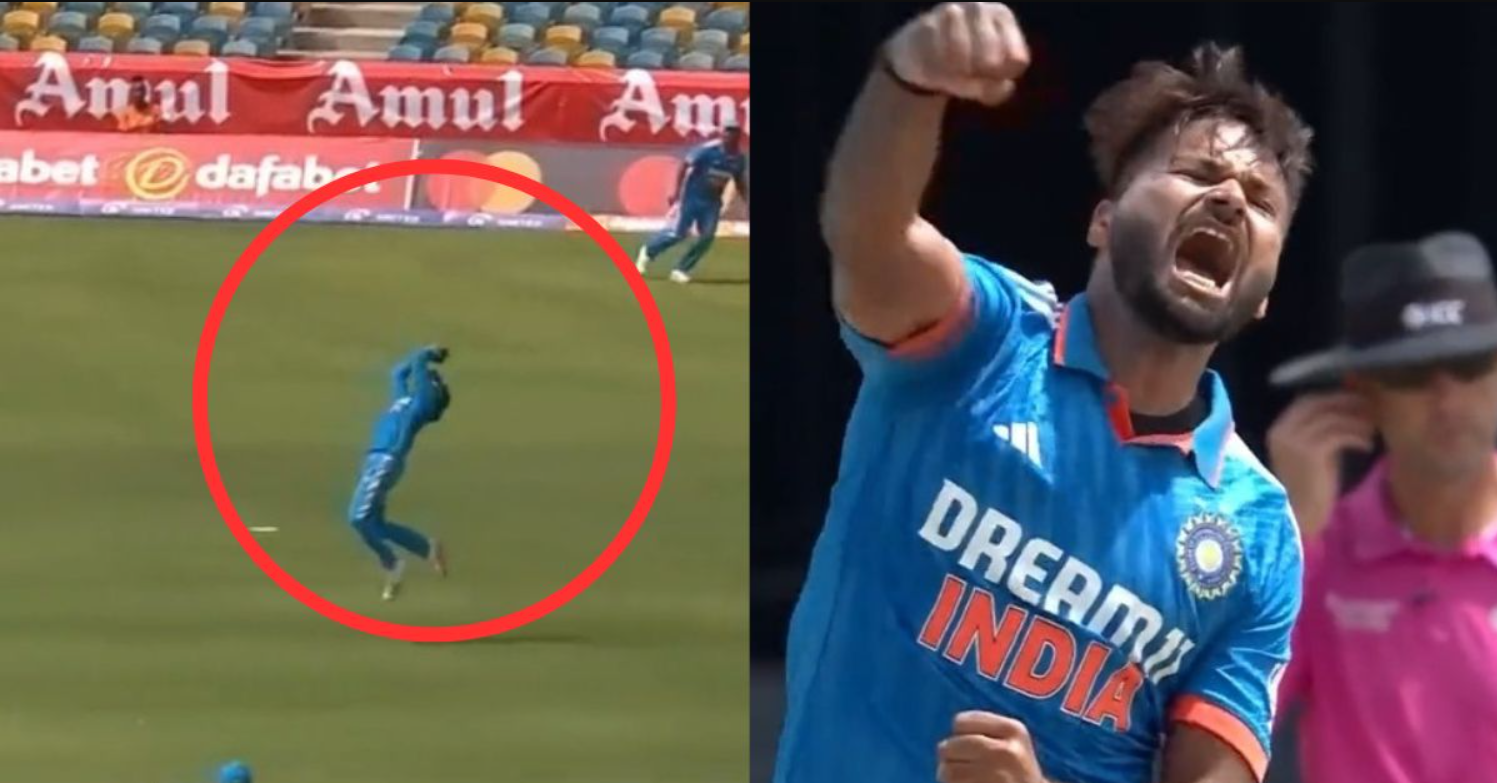 வீடியோ; நம்ம கிட்ட இது எல்லாம் மிஸ் ஆகுமா..? தரமான கேட்ச் பிடித்த ரவீந்திர ஜடேஜா; முதல் விக்கெட்டை பதிவு செய்த முகேஷ் குமார் !!